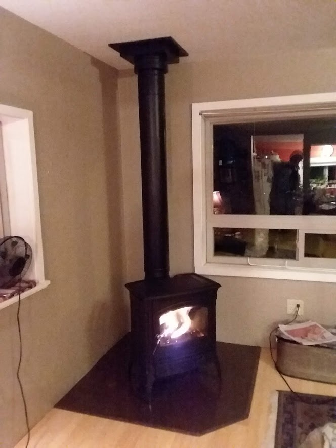 corner stove